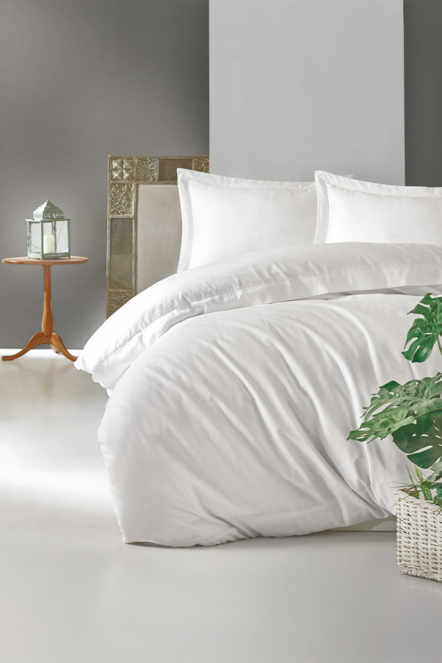 57 Tel Çift Kişilik Otel Nevresim Takımı